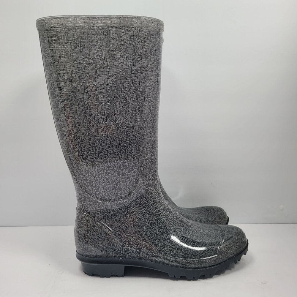Chinook Women's Black Rubber Rain Boots US Size 7 NWOT